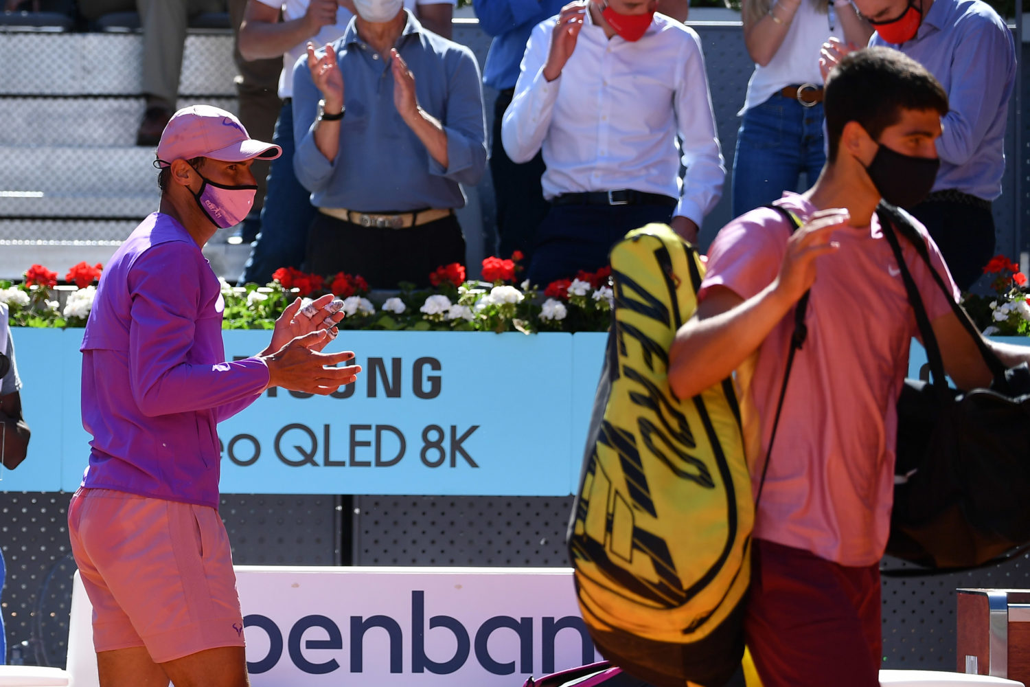 Rafael Nadal, Carlos Alcaraz, Madrid 2021