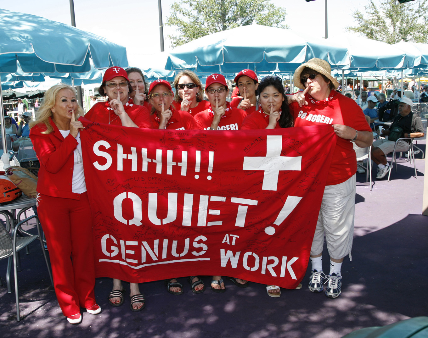 Federer fans Miami 2008