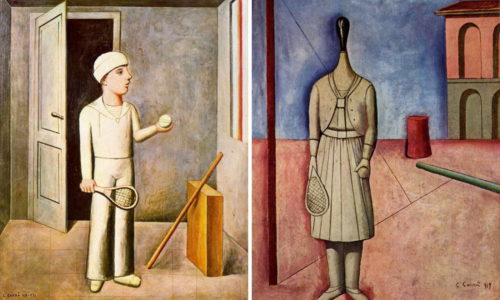 Carlo Carrá, Le Fils du constructeur (1917-1921) et La fille de l'Ouest (1919)